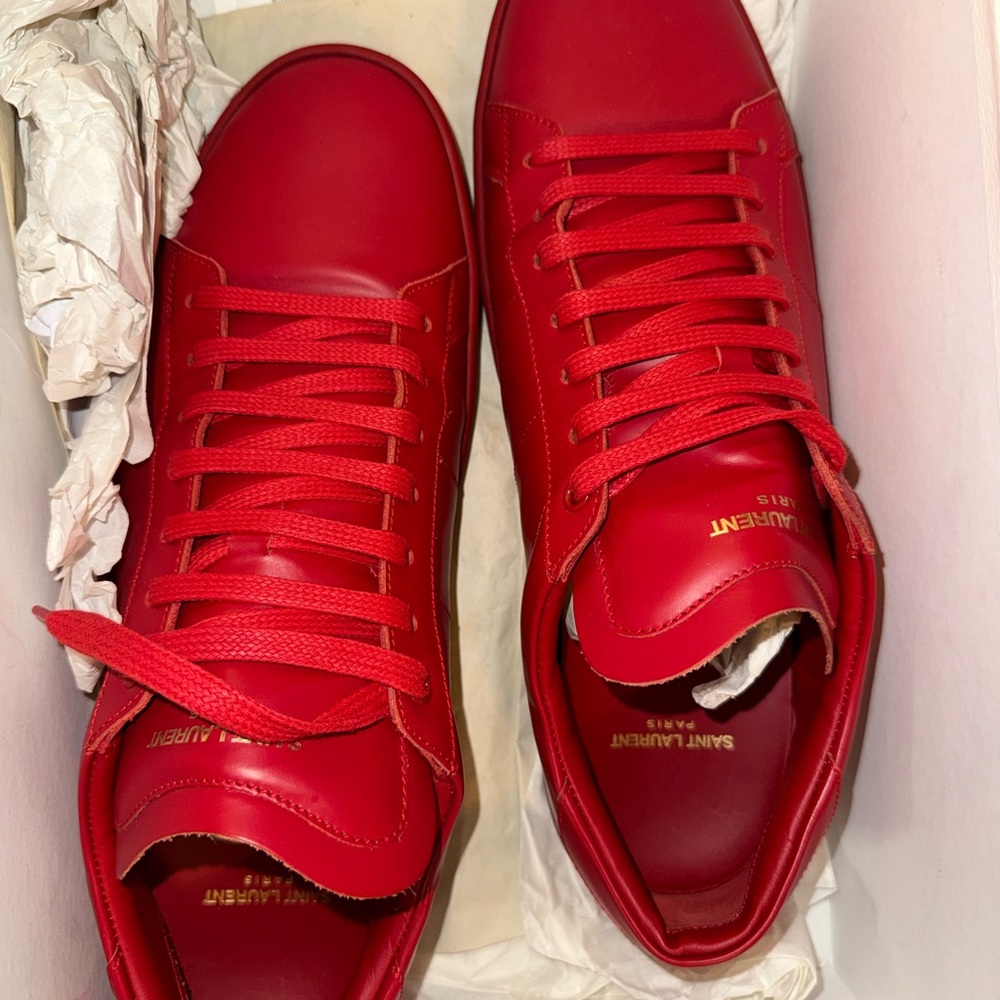 Saint Laurent Andy Low-Top Sneakers - Picture 3 of 7